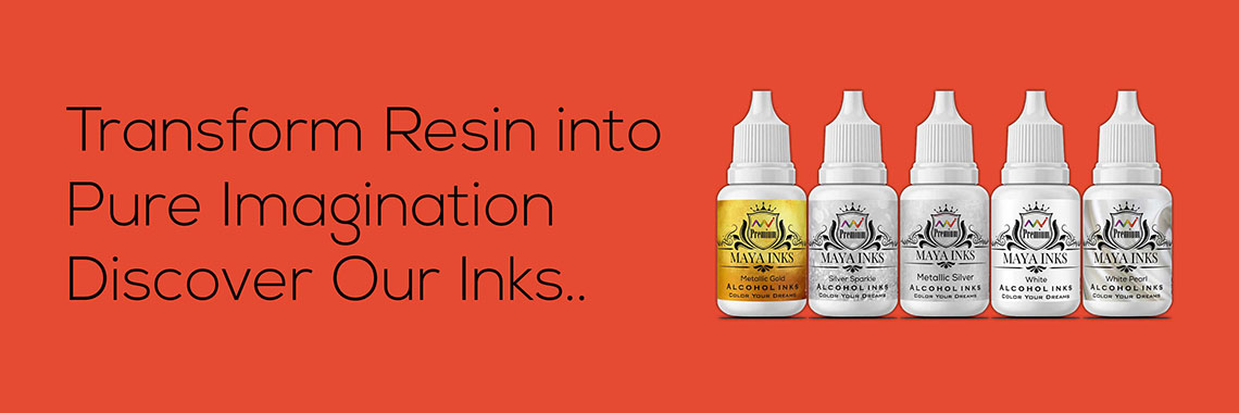 Alcohol ink metallic inks