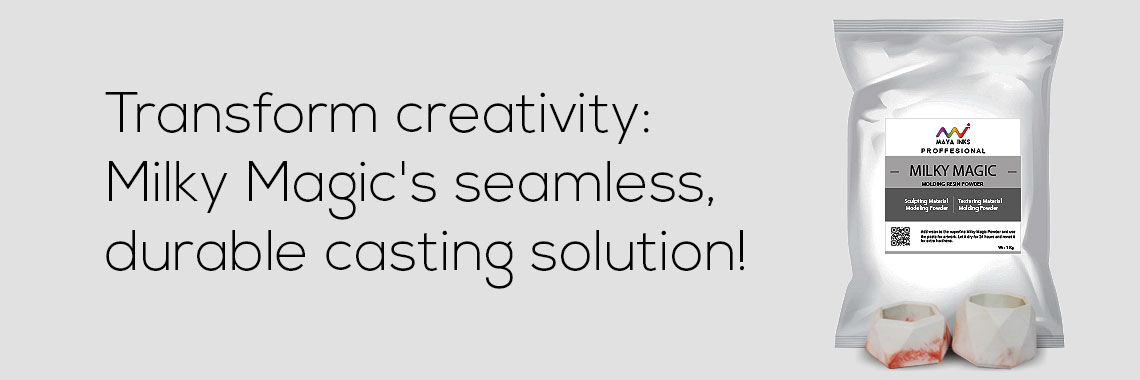 Milky magic resin powder