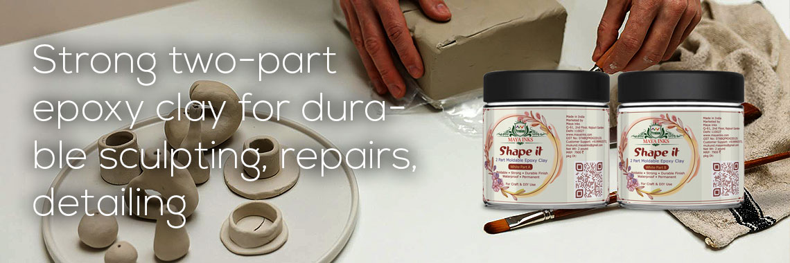 Two part epoxy clay